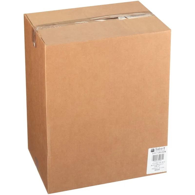 Lid Dome Large (LG) 11.13X8X1.88 IN PP Clear Rectangle For 46 OZ Container 150/Case