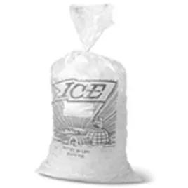 Ice Bag 15X30 IN 25 LB LDPE MET 2MIL Clear With Open Ended Closure FDA Compliant With Ties 500/Case