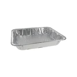 Steam Table Pan 1/2 Size 104 OZ 11.8X9.4X2.2 IN Aluminum Silver Medium 100/Case