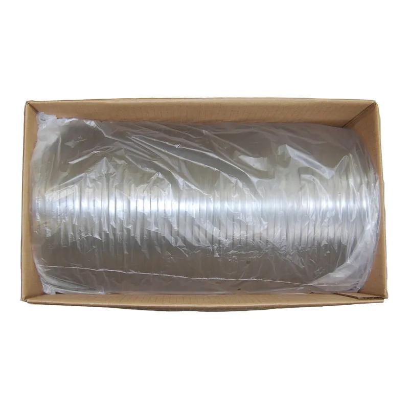 Lid Flat 9.25X0.38 IN 1 Compartment PET Clear Round For 24-32-48 OZ Bowl Unhinged 100/Case