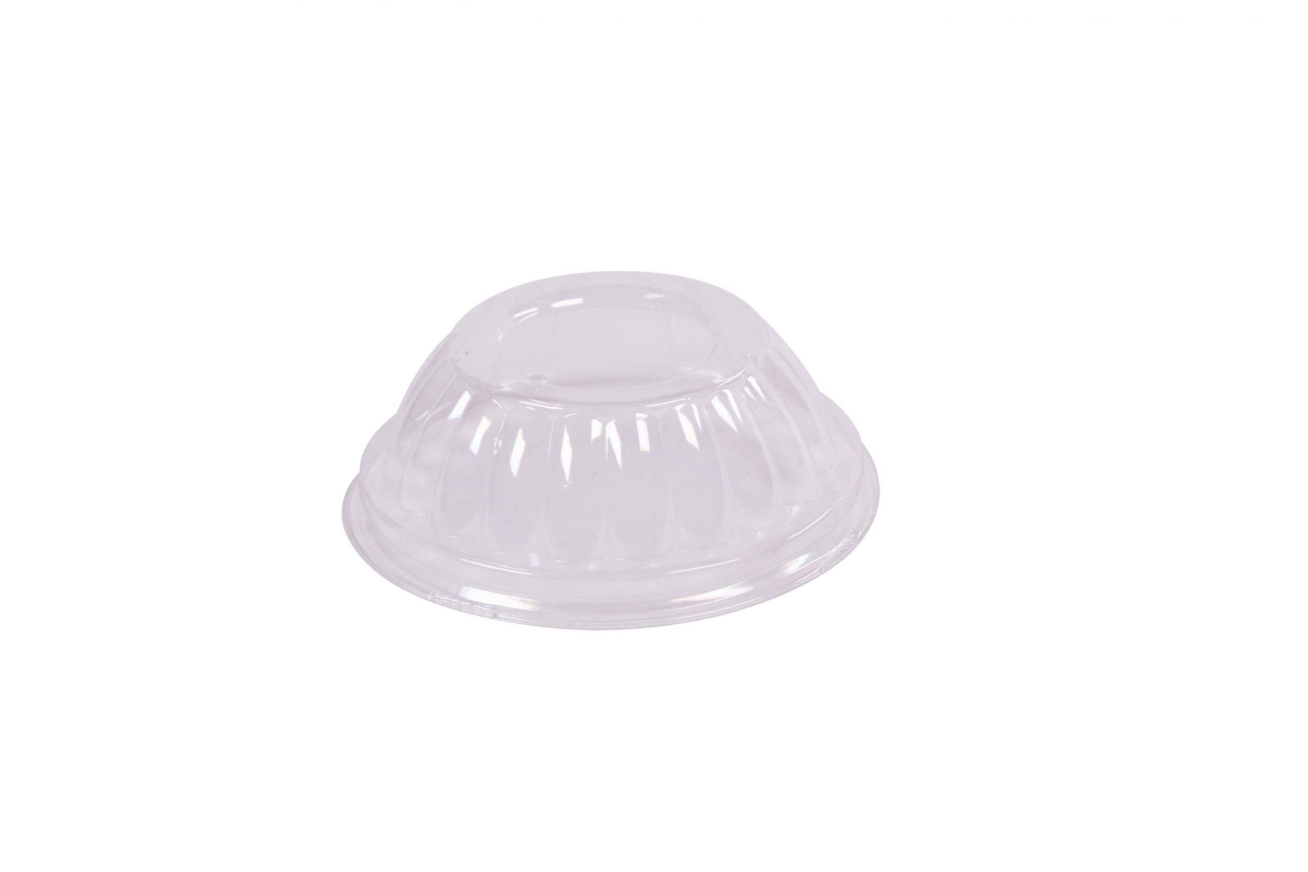 Lid Dome 4.125X1 IN 1 Compartment OPS Clear Round For Container Unhinged 2000/Case