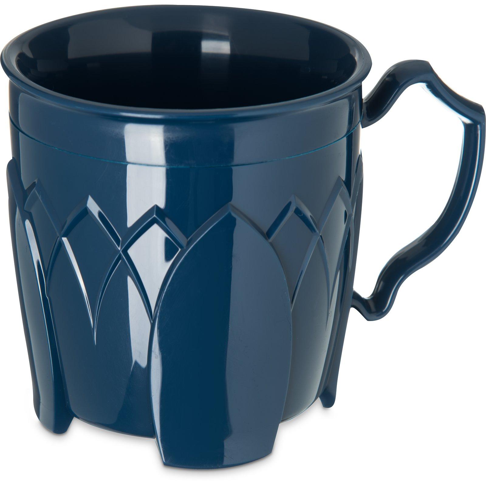 Dinex® Fenwick Mug 8 FLOZ PP PE Dark Blue 48/Case