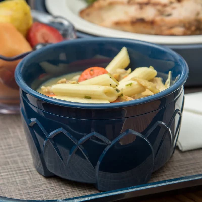 Dinex® Fenwick Bowl 9 FLOZ PP PE Midnight Blue 48/Case