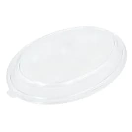 TreeSaver Lid Dome 1 Compartment PET Clear Oval For 24 OZ Bowl Unhinged 300/Case