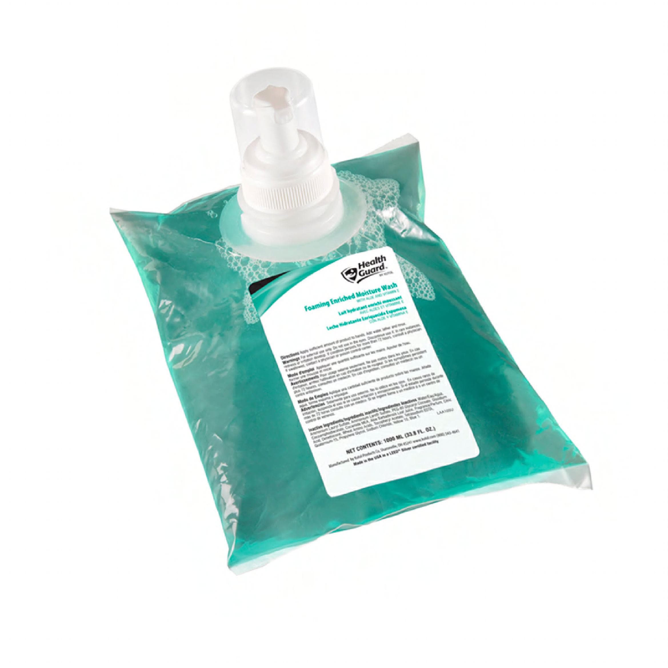 EZ Foam Handwash 1000 mL Jasmine Teal Moisturizing Enriched 6/Case