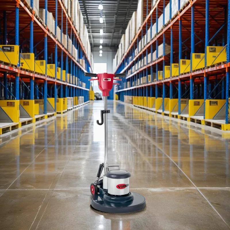 Viper Floor Machine 20IN Silver Black Red 175 RPM Low Speed 1/Each