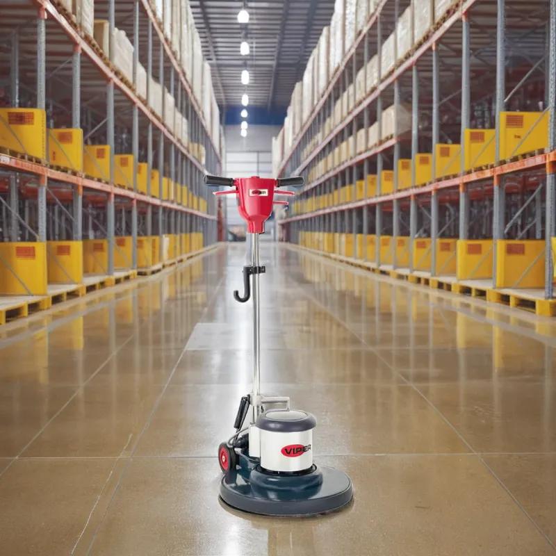 Viper Floor Machine 20IN Silver Black Red 175 RPM Low Speed 1/Each
