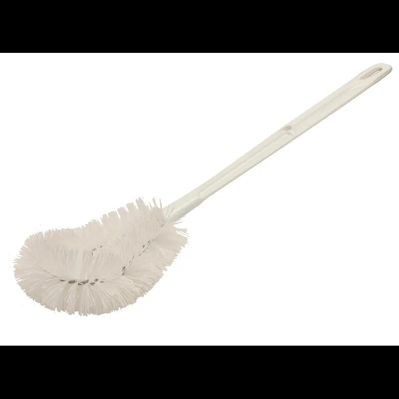 Toilet Bowl Brush 17 IN PP White Angled Head 1/Each