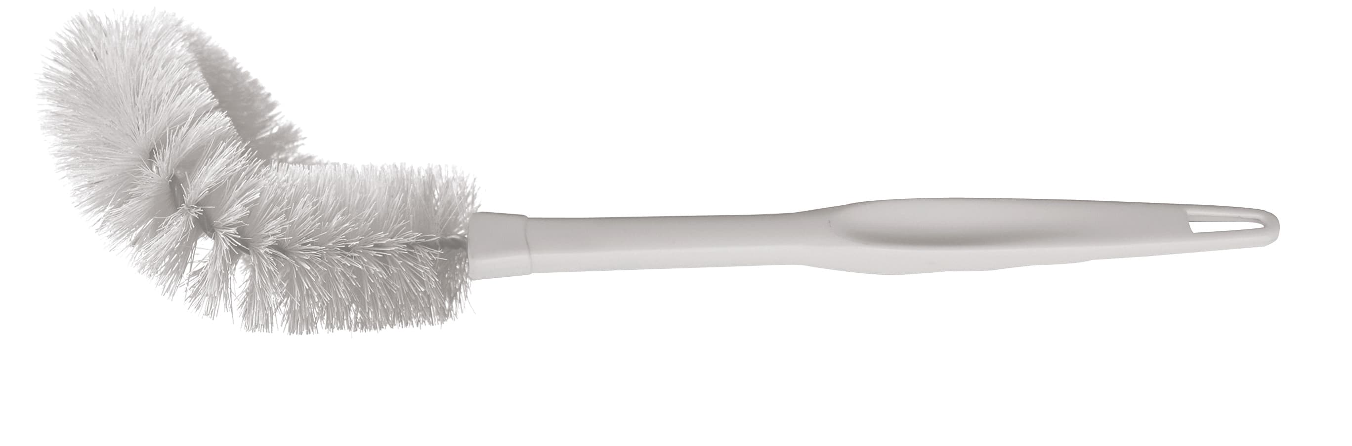 O-Cedar® Toilet Bowl Brush 17X2X1 IN White Angled Head Hanger Hole 1/Each
