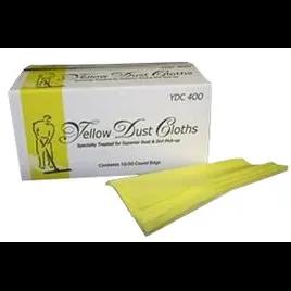 Dust Cloth 23X24 IN Yellow Disposable Treated 200/Case