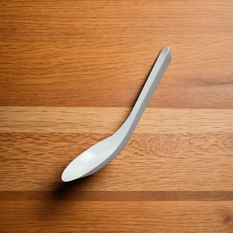 Asian Soup Spoon Plastic White 500/Case