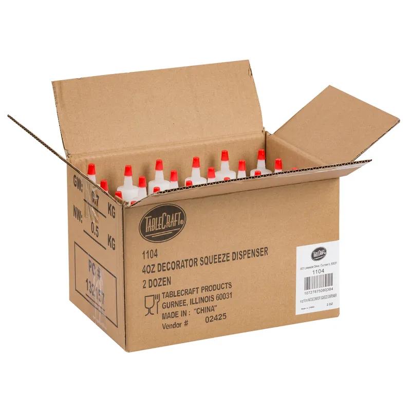 Squeeze Bottle 1.5X5.75 IN 4 OZ LDPE Natural 24/Box