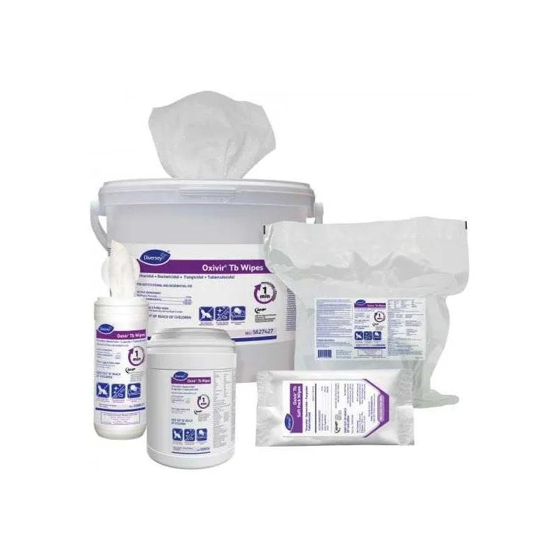 Oxivir® Tb One-Step Disinfectant Multi Surface Wipe Accelerated Hydrogen Peroxide (AHP®) 160 Count/Pack 4 Packs/Case