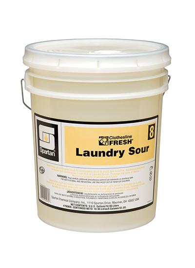 Clothesline Fresh® Laundry Sour 8 Mild Scent 5 GAL Acidic 1/Pail