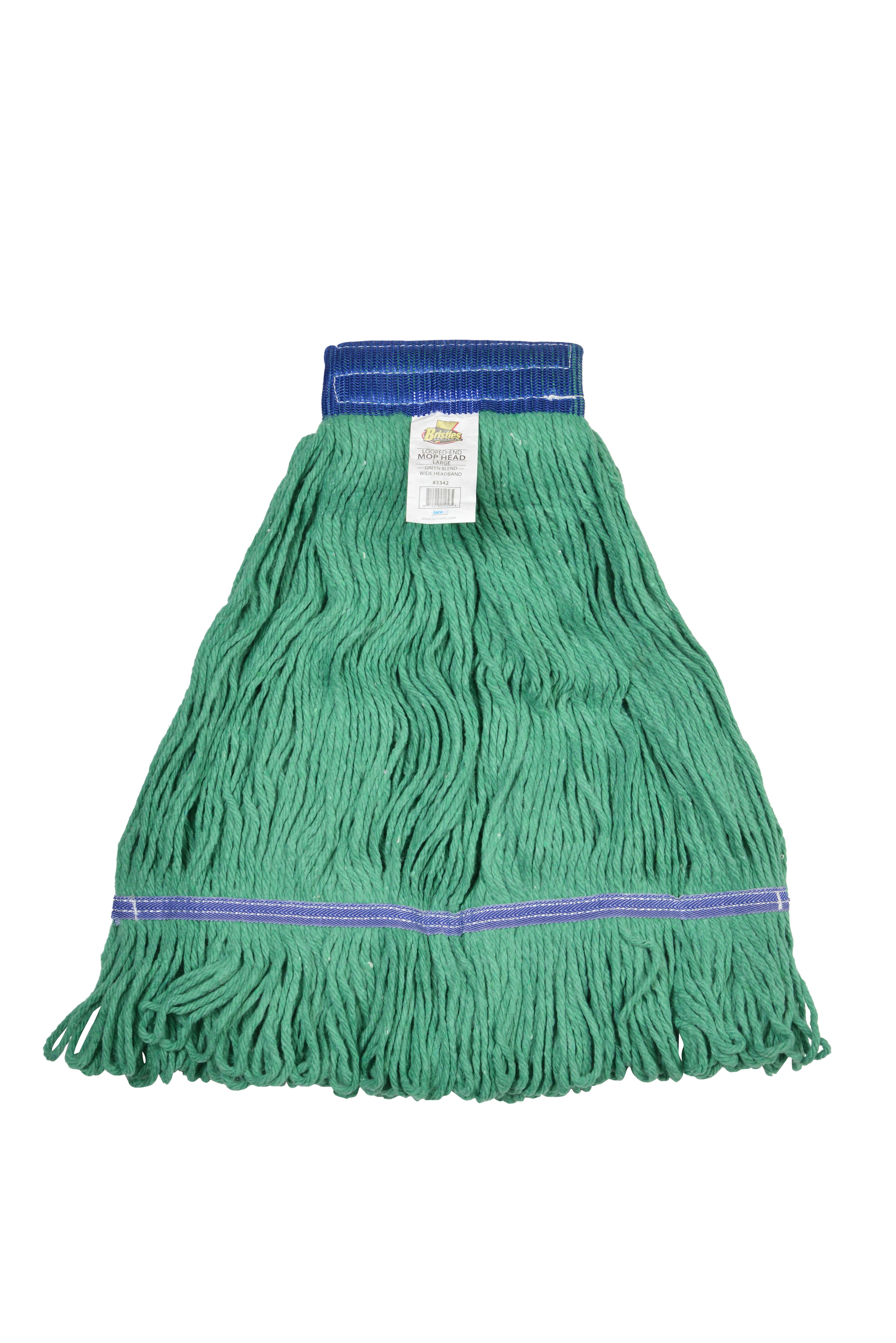 Mop Head Large (LG) Green Loop End 12/Case