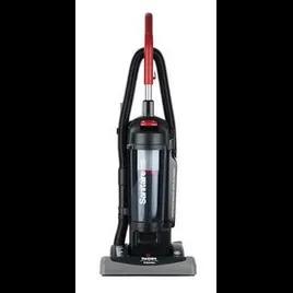 FORCE® QuietClean® Commercial Use Upright Vacuum Dirt Cup 3.5 QT 15IN Black Gray Plastic 10 amp With Tools 1/Each