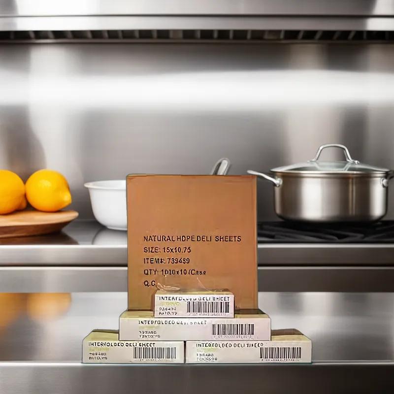 Sandwich Deli Sheets 6X10.75 IN HDPE 10MIC Clear Interfold 1000 Sheets/Pack 10 Packs/Case 10000 Sheets/Case