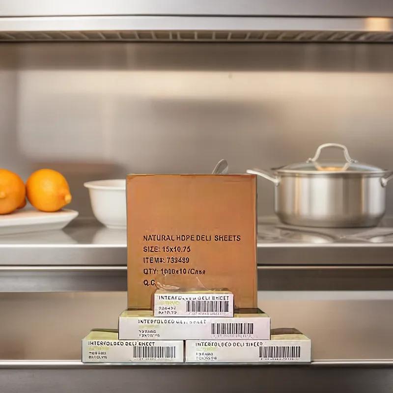 Sandwich Deli Sheets 6X10.75 IN HDPE 10MIC Clear Interfold 1000 Sheets/Pack 10 Packs/Case 10000 Sheets/Case