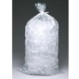 Ice Bag 13.5X28 IN 20 LB Metallocene (MET) 1.75MIL Clear Plain With Open Ended Closure 500/Case