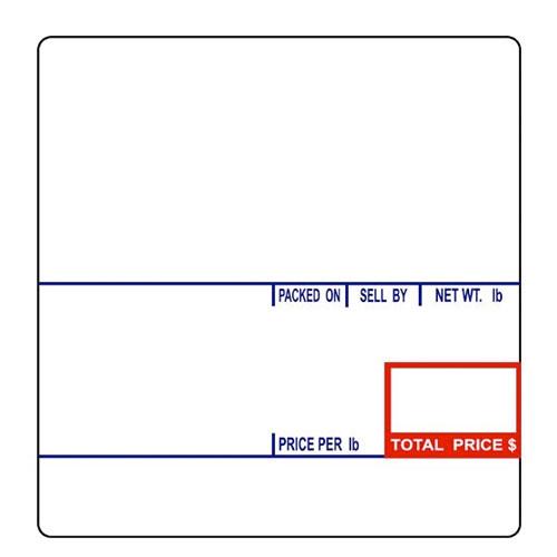 CAS 1477 CAS LST-8020 Scale Label 2.28X2.36 IN UPC Ingredients 6000/Case