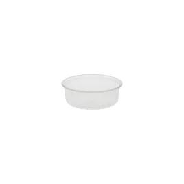 Mini Fruit Pie Container 28 OZ 6.83X2.23 IN PET Clear Round Fluted 300/Case