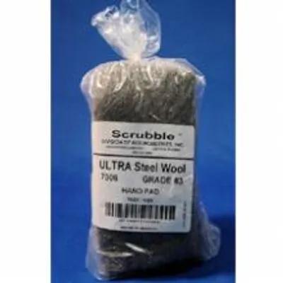 Steel Wool Pad Stainless Steel Grade 3 192/Case