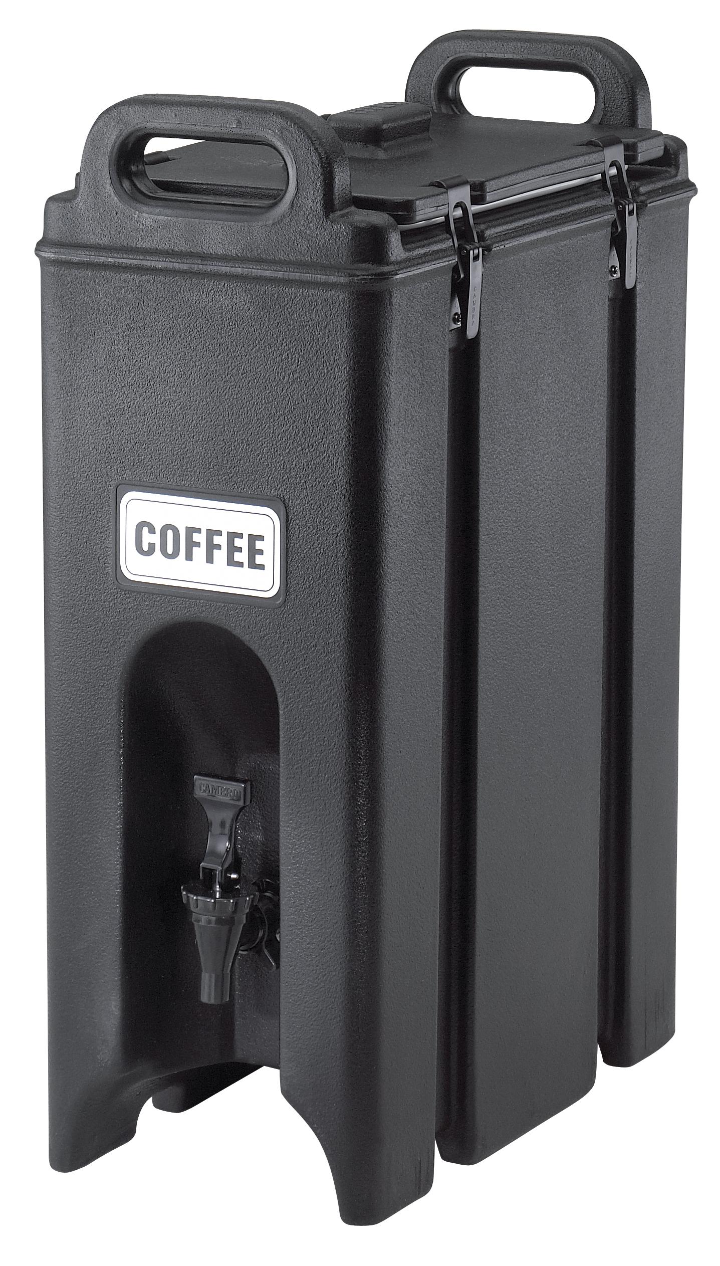 Camtainer® Beverage Dispenser 5 GAL Black 1/Each