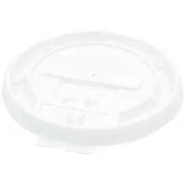 Lid Dome Plastic White For 10 OZ Tall Cup Sip Through Identification 1000/Case