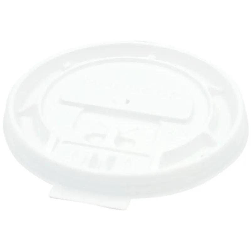 Lid Dome Plastic White For 10 OZ Tall Cup Sip Through Identification 1000/Case