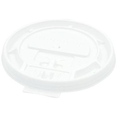 Lid Dome Plastic White For 10 OZ Tall Cup Sip Through Identification 1000/Case