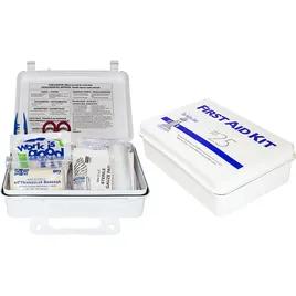 First Aid Kit White Plastic 1/Each