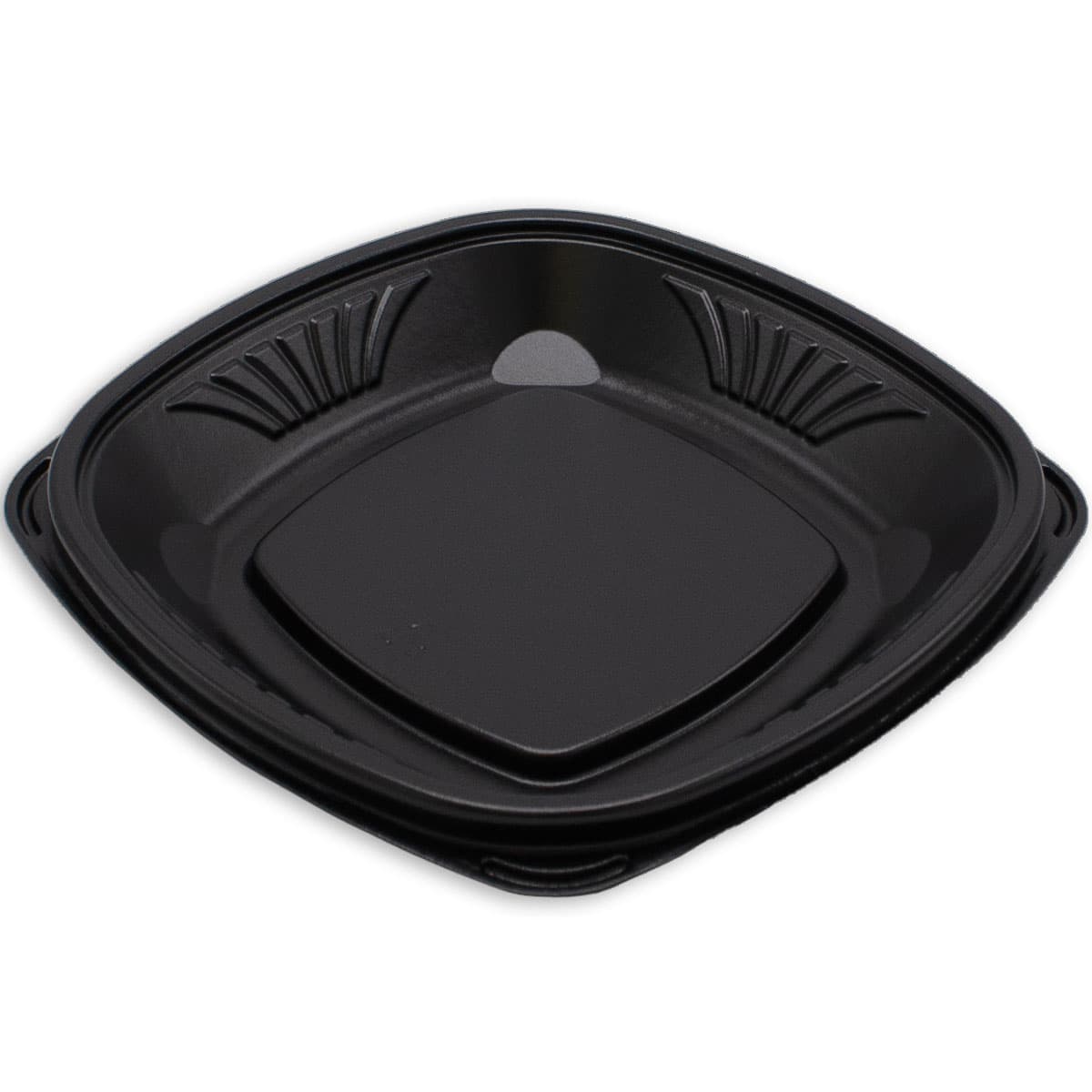 Forum® Plate 7X7 IN PS Black Square 432/Case