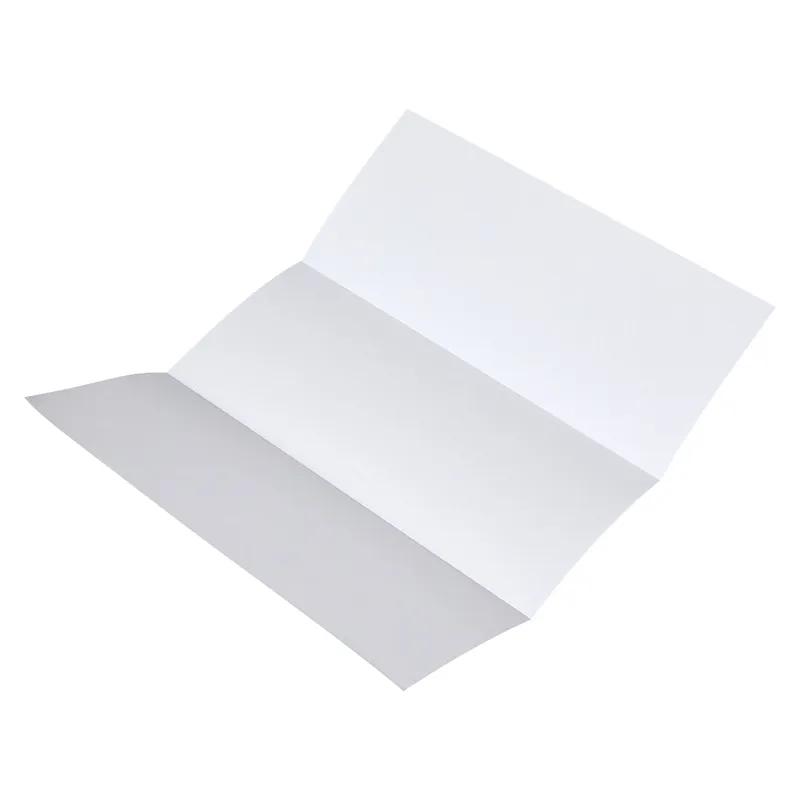 Menu Paper 8.5X11 IN White 1-Part 3 Horizontal Perforations Perforation Every 3.66IN 2500/Case