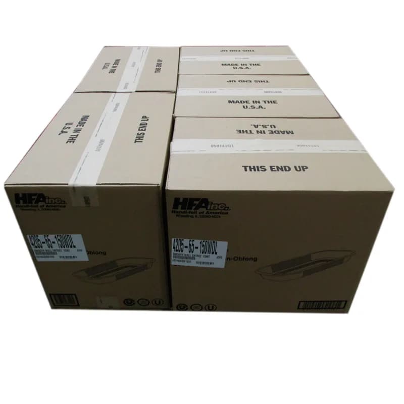 Take-Out Container Base & Lid Combo With Dome Lid 76 OZ Aluminum Plastic Silver Clear Oblong 150/Case