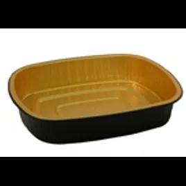 Take-Out Container Base Medium (MED) 11.38X16.25 IN Black Gold 150/Case