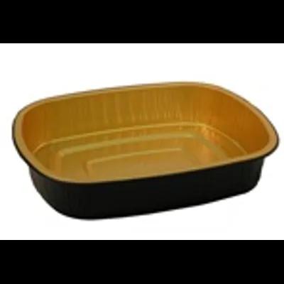 Take-Out Container Base Medium (MED) 11.38X16.25 IN Black Gold 150/Case