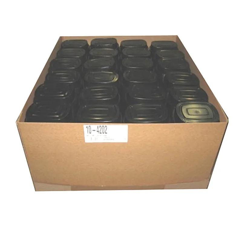 Take-Out Container Base Medium (MED) 11.38X16.25 IN Black Gold Gourmet Bulk 150/Case