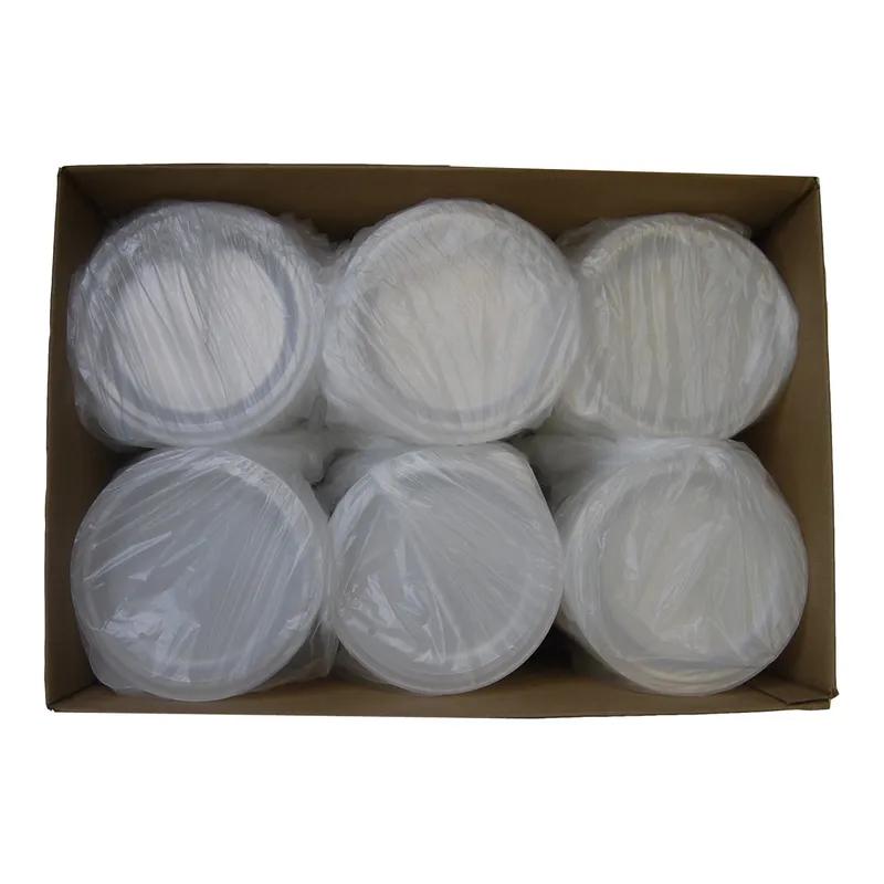 Lid 7.5X0.5 IN PP Clear Round For 18-24-32 OZ Bowl 300/Case