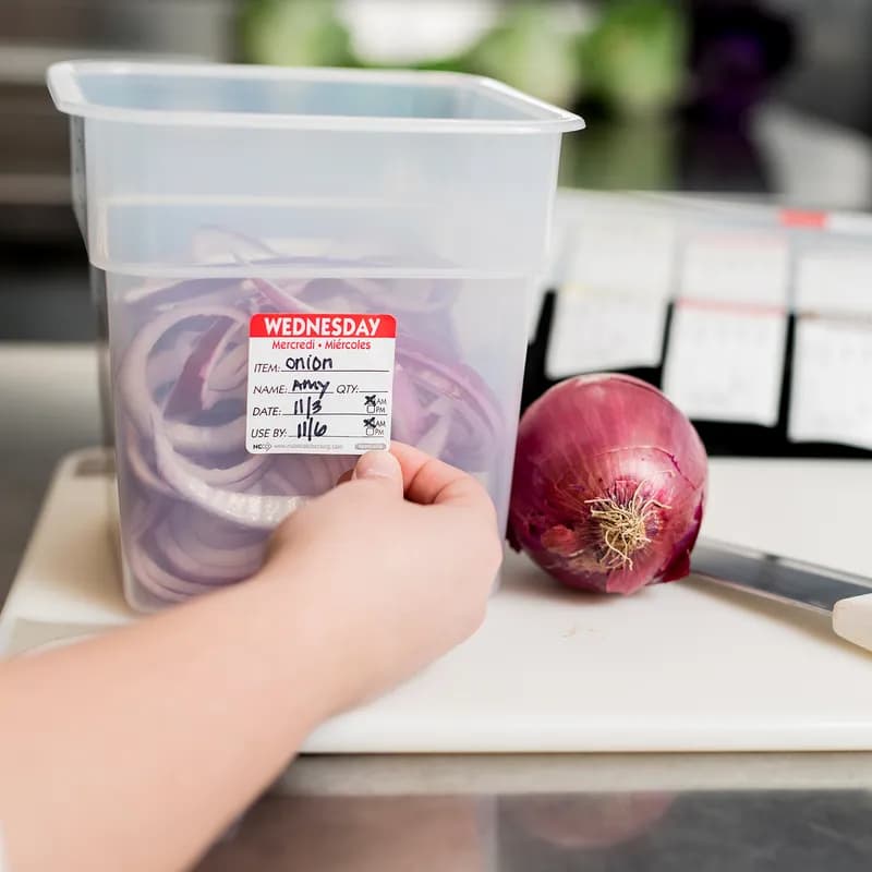 Wednesday Label 2X2 IN Removable 500/Roll