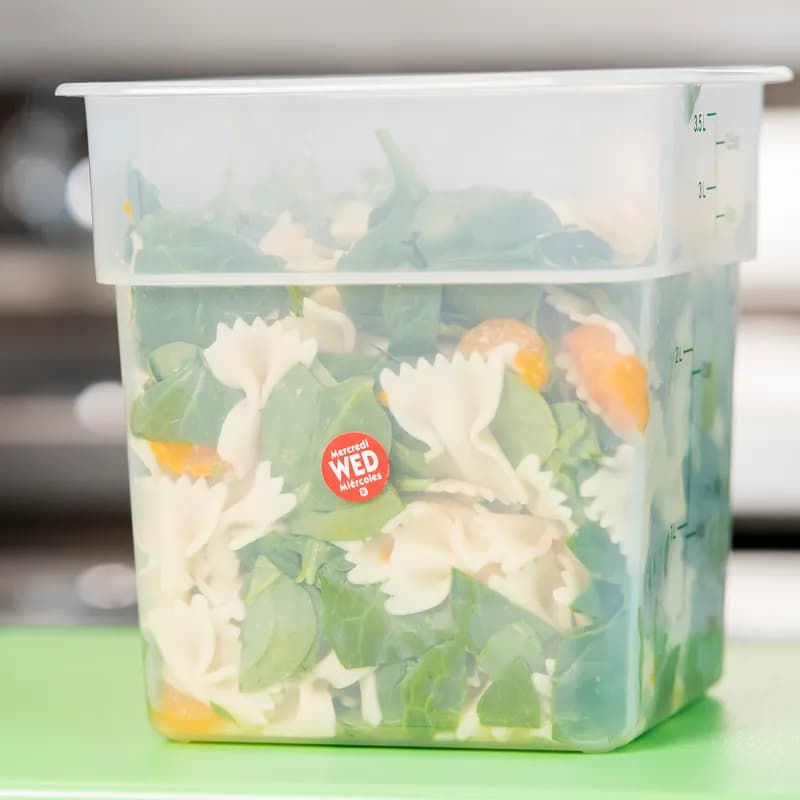 Wednesday Label 0.75 IN Round Permanent Dot 2000/Roll