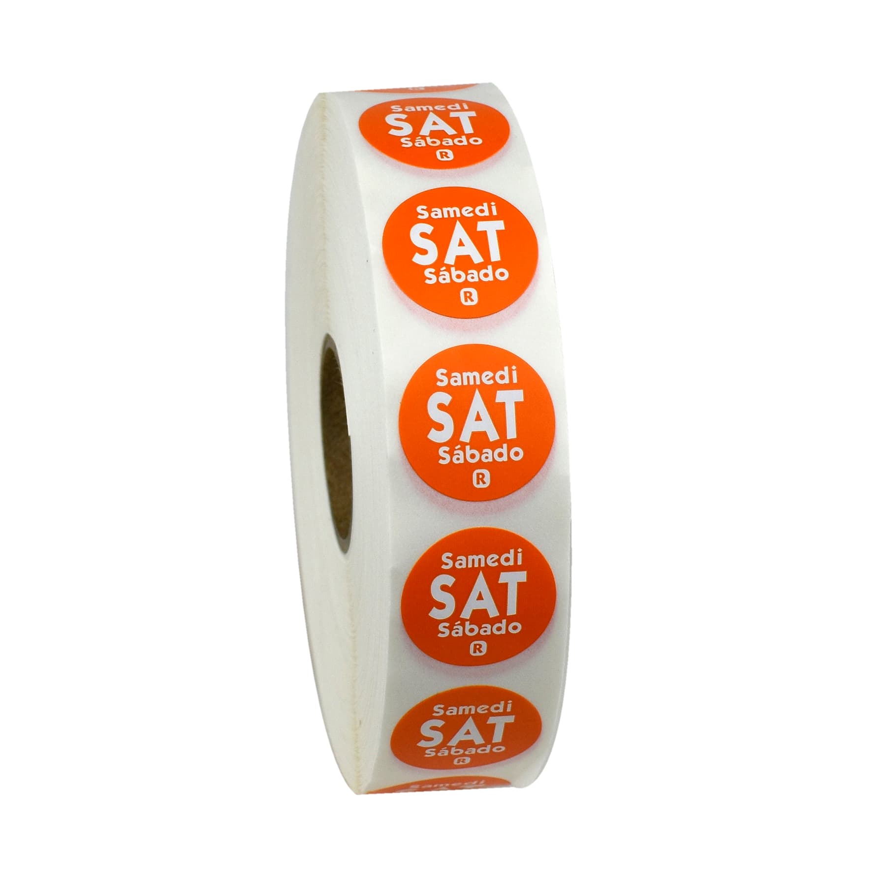 Saturday Label 0.75 IN Round Removable Dot 2000/Roll