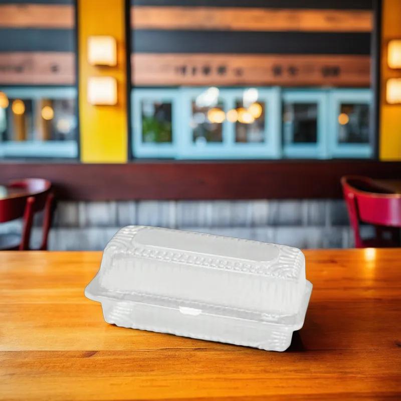 Hoagie & Sub Take-Out Container Hinged 8.5X4.5X3.5 IN 500/Case