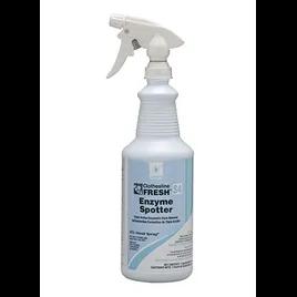 Clothesline Fresh® Enzyme Spotter S4 Mild Scent Laundry Spotter 1 QT Neutral Liquid RTU Enzymatic 12/Case