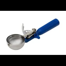 Disher Scoop 2 OZ Stainless Steel Blue Handle #16 1/Each
