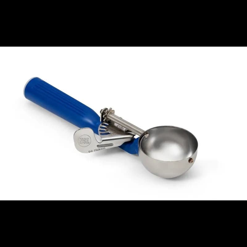 Disher Scoop 2 OZ Stainless Steel Blue Handle #16 1/Each