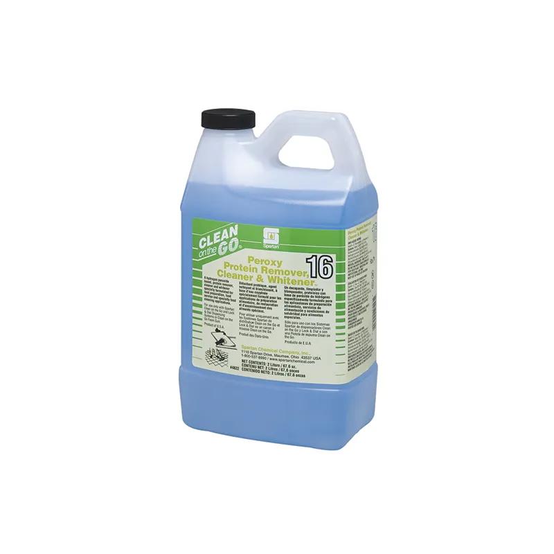 Peroxy Protein Remover, Cleaner & Whitener 16 Mild Scent Food Processing Detergent Cleaner 2 L Acidic Liquid 4/Case