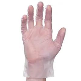 Food Service Gloves Small (SM) Clear Elastipolymer Disposable Stretch 200 Count/Pack 5 Packs/Case 1000 Count/Case