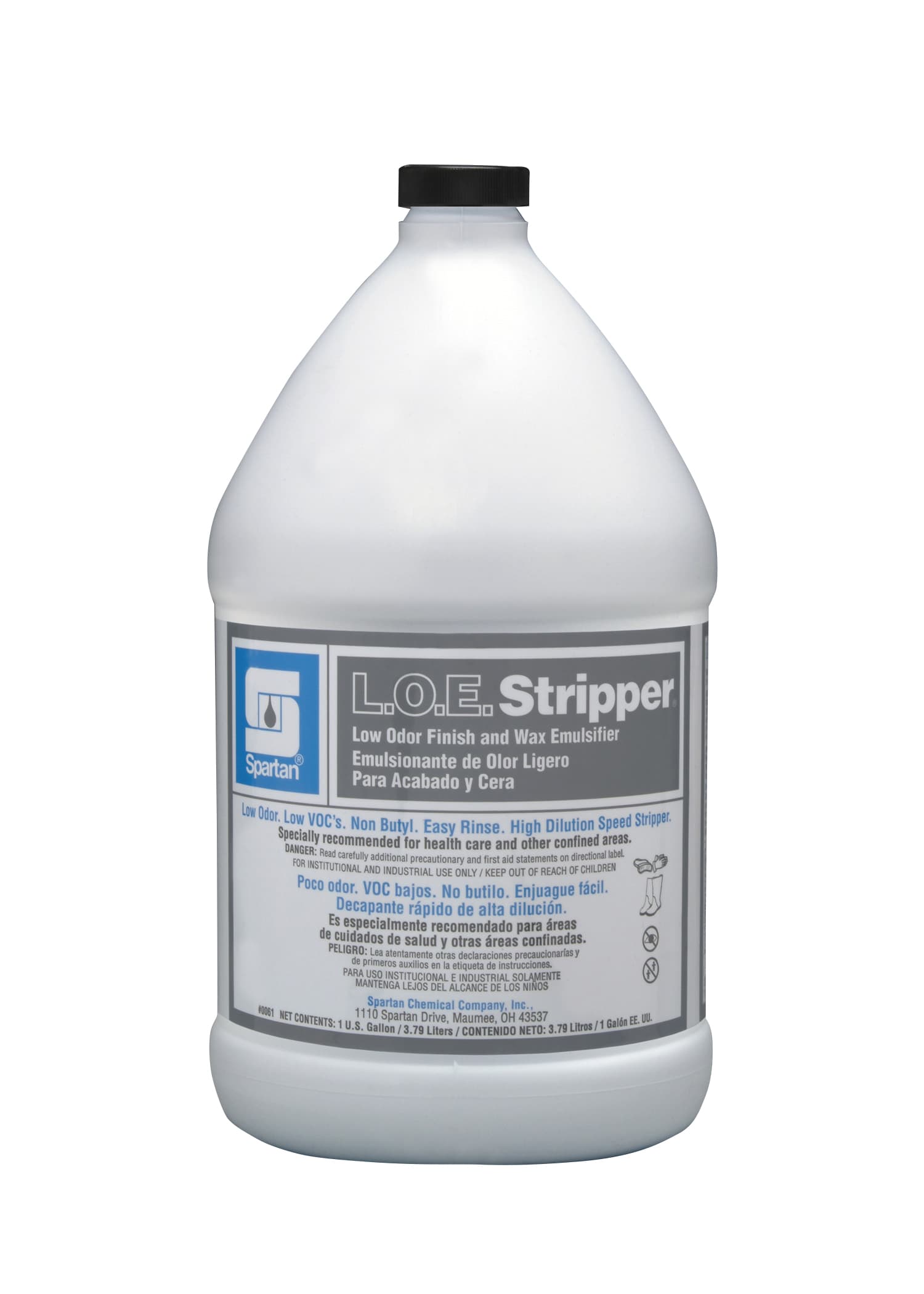 L.O.E. Stripper® Mild Scent Floor Stripper 1 GAL Alkaline Concentrate Non-Butyl 4/Case