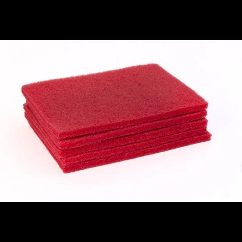 Cleaning Pad 20X14 IN Red 5/Case