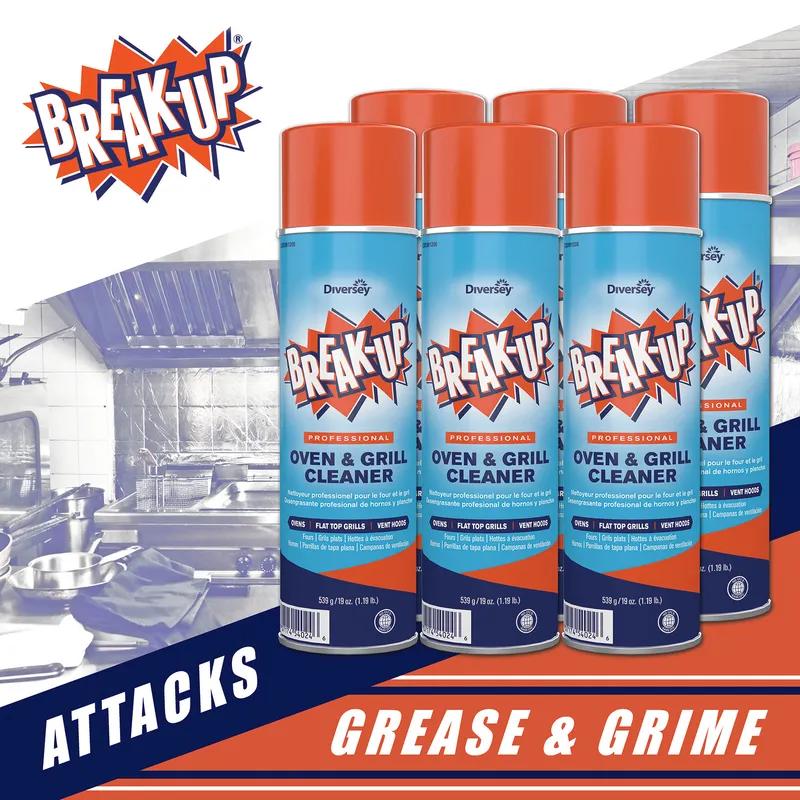 Suma® Break-Up® Citrus Scent Oven & Grill Cleaner 19 OZ Aerosol RTU Kosher Ready to Use 6/Case